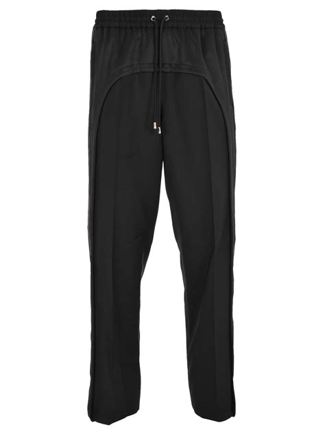 burberry black jogging pants youth drawstring waist|burberry leggings outfit.